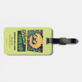 Chibi Cat Noir geben nie auf Gepäckanhänger (Rückseite horizontal)