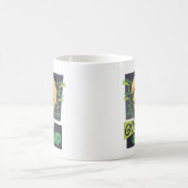 Chibi Cat Noir geben nie auf Kaffeetasse (Mittel)