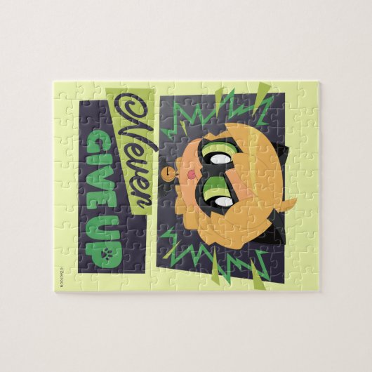 Chibi Cat Noir geben nie auf Puzzle (Horizontal)