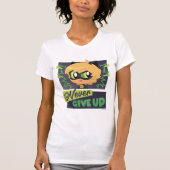 Chibi Cat Noir geben nie auf T-Shirt (Vorderseite)