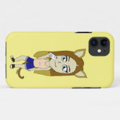 Chibi Catgirl Case-Mate iPhone Hülle (Rückseite (Horizontal))