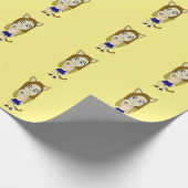 Chibi Catgirl Geschenkpapier (Ecke)