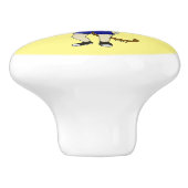 Chibi Catgirl Keramikknauf (Seitenansicht)