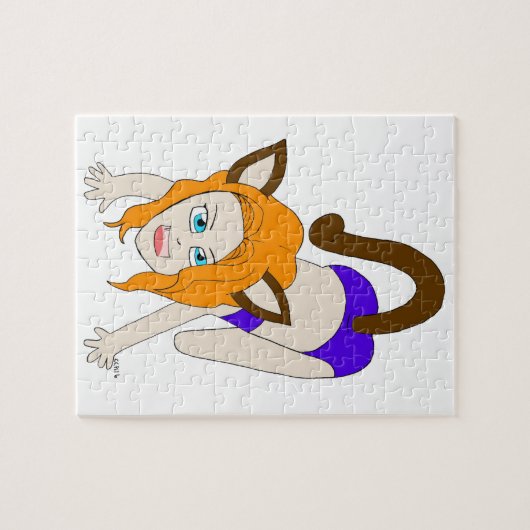 chibi catgirl puzzle (Horizontal)