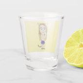Chibi Catgirl Schnapsglas (Rückseite)