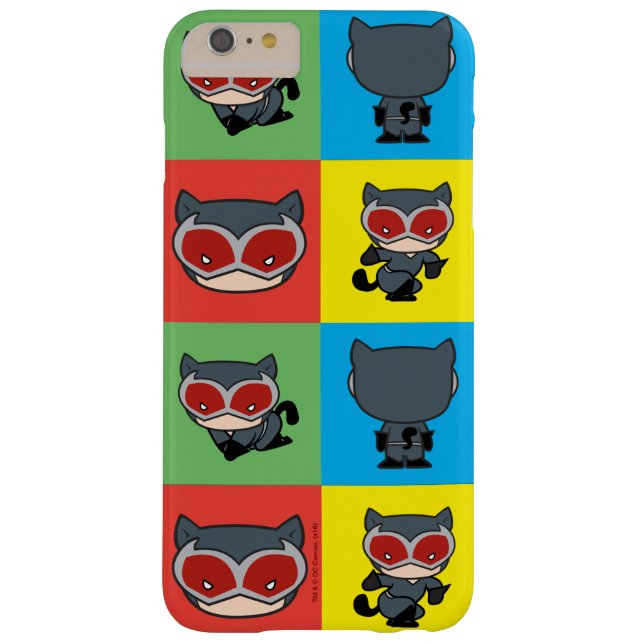 Chibi Catwoman Character Posen Case-Mate iPhone Hülle (Rückseite)