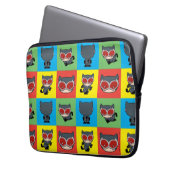 Chibi Catwoman Character Posen Laptopschutzhülle (Vorderseite Links)