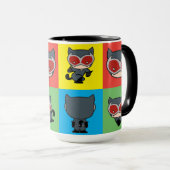 Chibi Catwoman Character Posen Tasse (VorderseiteRechts)
