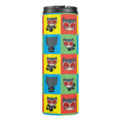 Chibi Catwoman Character Posen Thermosbecher (Rückseite)