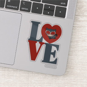 Chibi Catwoman LIEBE Aufkleber