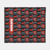 Chibi Catwoman LIEBE Fleecedecke (Vorderseite (Horizontal))