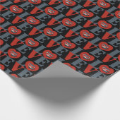 Chibi Catwoman LIEBE Geschenkpapier (Ecke)