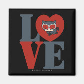 Chibi Catwoman LIEBE Magnet (Vorne)