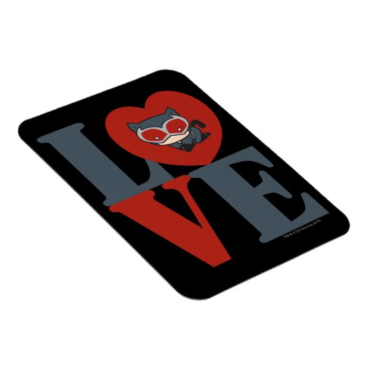 Chibi Catwoman LIEBE Magnet (Rechte Seite)