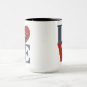 Chibi Catwoman LIEBE Tasse (Zentrum)