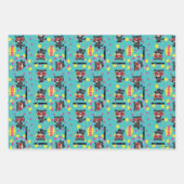 Chibi Catwoman Pattern Geschenkpapier Set (Vorderseite 2)