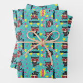 Chibi Catwoman Pattern Geschenkpapier Set (Beispiel)