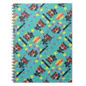 Chibi Catwoman Pattern Notizblock (Vorderseite)