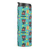 Chibi Catwoman Pattern Thermosbecher (Nach rechts gedreht)