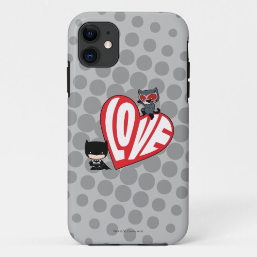 Chibi Catwoman Pounce zu Batman Case-Mate iPhone Hülle (Rückseite)