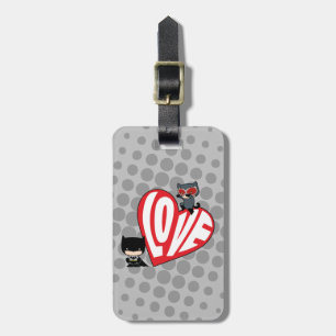 Chibi Catwoman Pounce zu Batman Gepäckanhänger