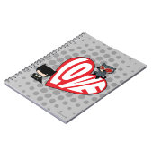 Chibi Catwoman Pounce zu Batman Notizblock (Linke Seite)