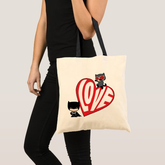 Chibi Catwoman Pounce zu Batman Tragetasche (Vorderseite (Produkt))