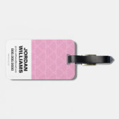 Chibi Catwoman sitzt oben auf großen Diamanten Gepäckanhänger (Rückseite horizontal)