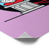 Chibi Catwoman stahl einen Diamond Poster (Ecke)