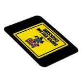 Chibi Catwoman Super Villain Crossing Sign Magnet (Rechte Seite)