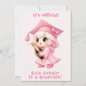🍾🎓Chibi Champagner-Feier Ankündigung (Vorderseite)