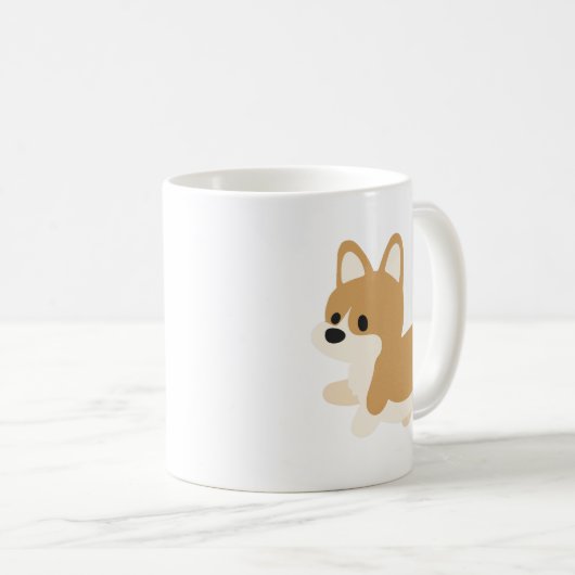 Chibi Corgi Kaffeetasse (VorderseiteRechts)