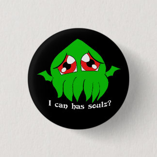Chibi Cthulu lolthulu Button