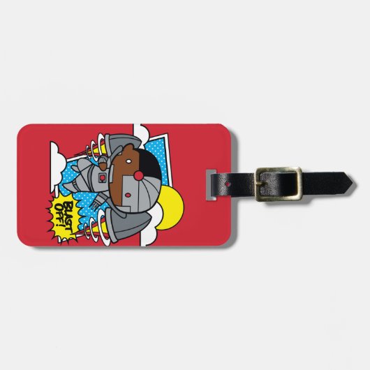 Chibi Cyborg blast ab! Gepäckanhänger (Vorderseite horizontal)