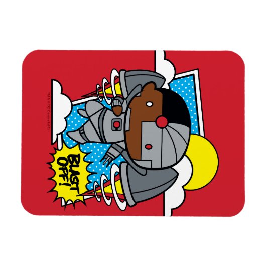 Chibi Cyborg blast ab! Magnet (Horizontal)