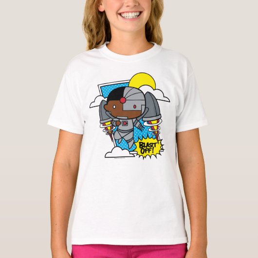 Chibi Cyborg blast ab! T-Shirt (Vorderseite)