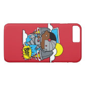 Chibi Cyborg Blast Off! Case-Mate iPhone Hülle (Rückseite (Horizontal))