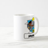 Chibi Cyborg Blast Off! Kaffeetasse (VorderseiteRechts)