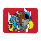 Chibi Cyborg Blast Off! Magnet (Horizontal)