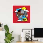 Chibi Cyborg Blast Off! Poster (Heimbüro)