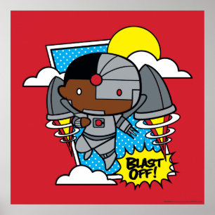 Chibi Cyborg Blast Off! Poster