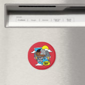 Chibi Cyborg hebt ab! Magnet (In Situ (Geschirrspüler))