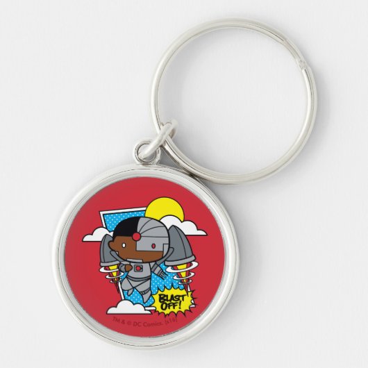 Chibi Cyborg hebt ab! Schlüsselanhänger (Vorne)
