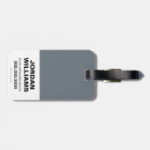 Chibi Cyborgs zybernetische Cannon Gepäckanhänger (Rückseite horizontal)