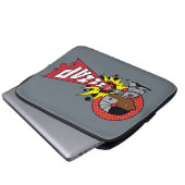 Chibi Cyborgs zybernetische Cannon Laptopschutzhülle (Vorne Knopf)