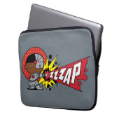 Chibi Cyborgs zybernetische Cannon Laptopschutzhülle (Vorderseite Links)