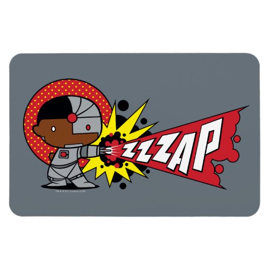 Chibi Cyborgs zybernetische Cannon Magnet (Horizontal)