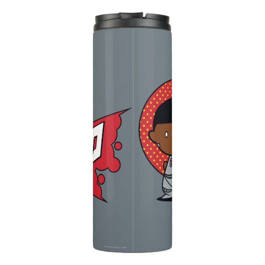 Chibi Cyborgs zybernetische Cannon Thermosbecher (Rückseite)