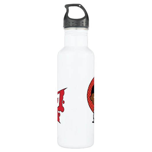 Chibi Cyborgs zybernetische Cannon Trinkflasche (Rückseite)