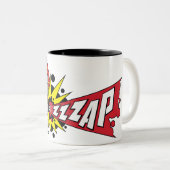 Chibi Cyborgs zybernetische Cannon Zweifarbige Tasse (VorderseiteRechts)